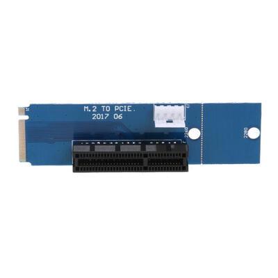 

M2 NGFF SSD to PCI-E 4X Converter Adapter Card with Power CableBlue