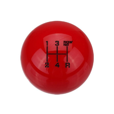 

5 Speed Universal Gear Shift Knob Round Ball Car MT Manual Shifter Lever M10X15 Aluminum