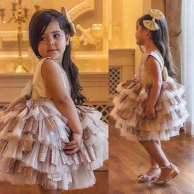 

Flower Girl Dress Kids Princess Dresses Party Wedding Bridesmaid Birthday Formal