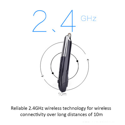 

PR-08 24Ghz Wireless Optical Touch-pen Mouse 80012001600DPI Wireless Mouse Pen with Web Browsing Laser-Presenter Handwriting Er