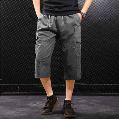 

SQSI cropped trousers thin section summer sports shorts male students beach leisure 4950