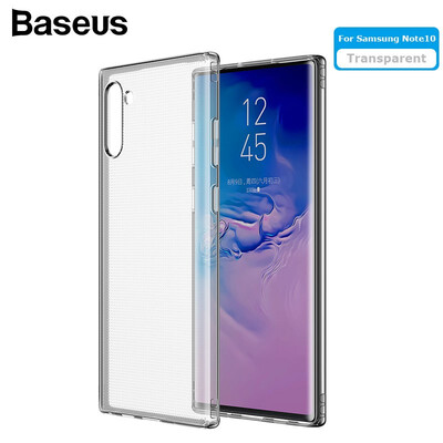

Baseus somple series transparent phone case for Sansung Note 10 plus anti-fall shockproof Case for phone