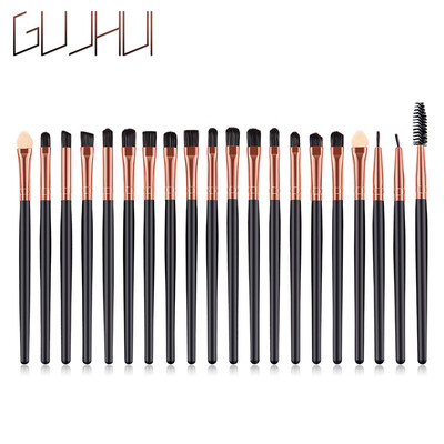 

〖Follure〗20 Pcs Wood Makeup Brush EyeShadow Brush Cosmetics Blending Brush Tool