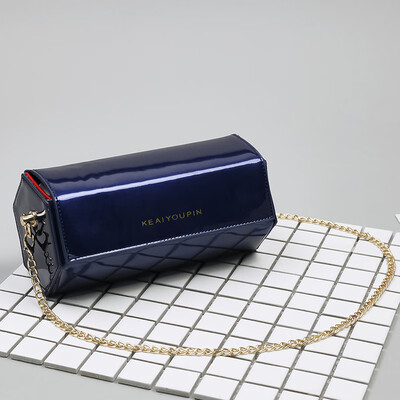 

Autumn&winter new ins overfire bag woman 2019 new Chao Korean version of geometric chain small square bag single shoulder obli