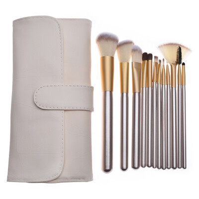 

〖Follure〗12PCS Make Up Foundation Eyebrow Eyeliner Blush Cosmetic Concealer Brushes