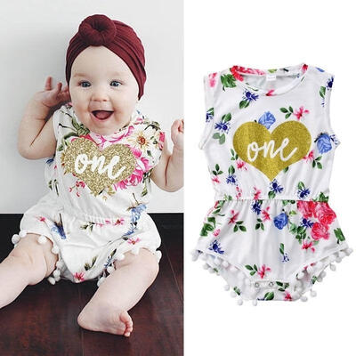 

Newborn Kids Baby Girls Floral Romper Bodysuit Jumpsuit Outfits Playsuit