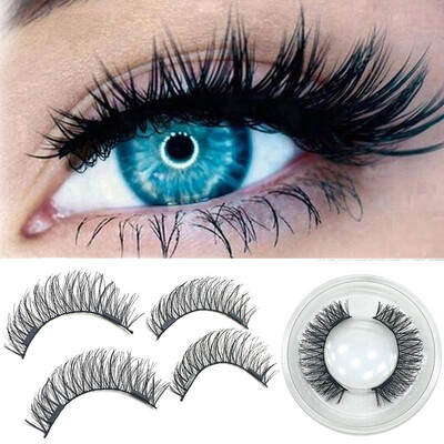 

〖Follure〗1 Pair 3D Magnetic False Eyelashes Lashes Reusable False Magnet