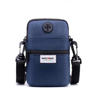 

New mens summer multi-function mobile phone bag outdoor sports pockets shoulder casual bag