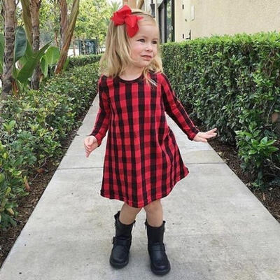 

1-6Y Girls Kids Toddler Baby Long Sleeve Princess Party Pageant Wedding Dresses
