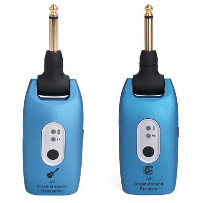 

24G Wireless Guitar System Electric Guitars Transmitter&Receiver Set Built-in Rechargeable Battery 30M Transmission Range