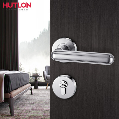 

Huilong Hutlon door lock indoor bedroom stainless steel door lock household solid wood door lock three piece set JZ-00-12