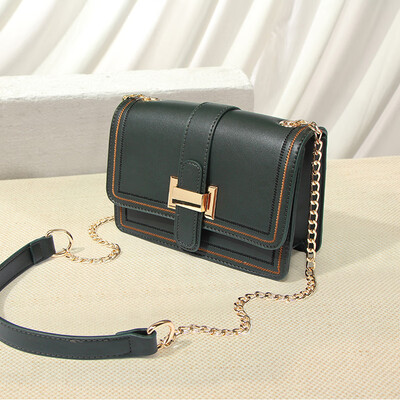 

Summer one-shoulder ladys fashion simplicity of Korean version ins 100-band chain diagonal bag
