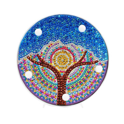 

DIY Tree Diamond Painting Light Special Full Drill LED Night Decor Lamp