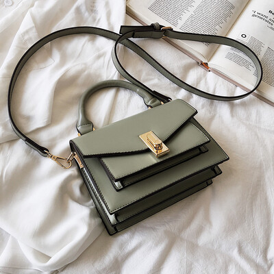 

Advanced sense bag Western style female bag 2019 new Korean version of the wild single shoulder slung fashion portable small square bag