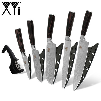 

XYJ 8875 35 inch Stainless Steel Kitchen Knife 3 Stage Kitchen Knife Sharpener New Cooking Accessories