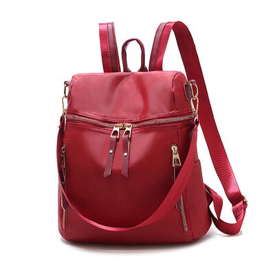 

One-shoulder shoulder bag female dual-use multi-purpose backpack casual tide bag large capacity canvas bag