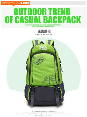 

2018 hot style manufacturer direct-selling multi-function outdoor mountaineering travel bag 40L
