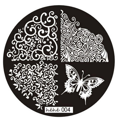 Toponeto 2015 Pattern Nail Art Image Stamp Stamping Plates Manicure Template 004
