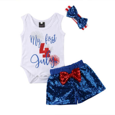 

4th of July Baby Girl 1st Independence Day
