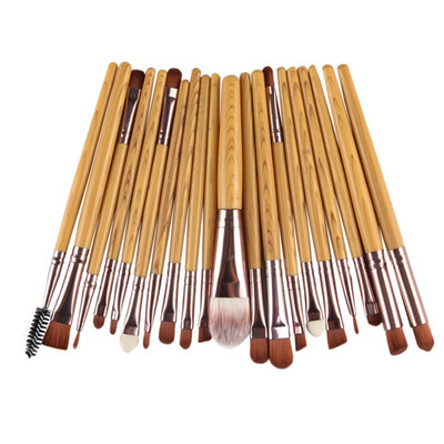 

20 pcsset Women Beauty Makeup Brush Set tools Make-up Toiletry Kit Wool Make Up Brush Set