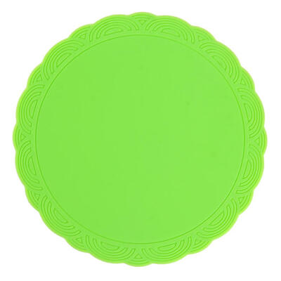 

Round Silicone Non-Slip Heat Resistant Mat Cushion Placemat Pot Holder