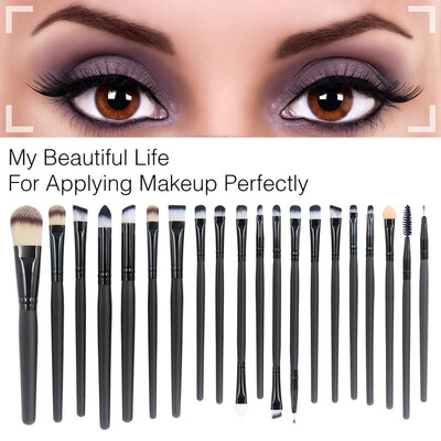 

〖Follure〗20 Pcs Makeup Brush Set tools Make-up Toiletry Kit Wool Make Up Brush Set