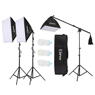 

Photo Studio Photography 3 Softbox Light Stand Continuous Kit Cost-Effective HOT