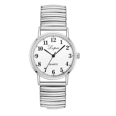 

Business Women Watches Roman Numerals Dial Ladies Quartz Wristwatch Casual Alloy Strap Clock Simple Lvpai Relojes Para Mujer