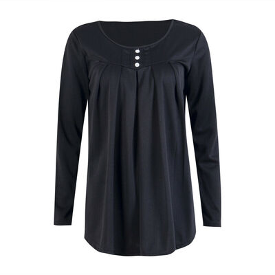 

Lady Women Long Sleeve Autumn Casual Jumper Tops Loose T-Shirt Tunic Top Blouse Plus Size