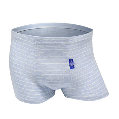

New modal flower yarn strip simple green comfortable breathable mens boxer briefs 8MA027