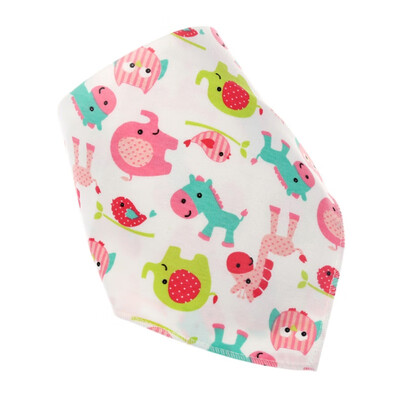 

Baby Accessories Bibs Newborn Baby Cotton Bib Wear Lovely Cartoon Head Scarf Infant Saliva Towels