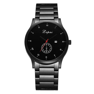 

Lvpai Men Wristwatch Steel Strap Casual Watches Quartz Analog Date Watch