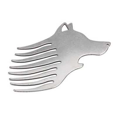 

Multi-Function Keychain Wolves Mini Tools Pocket Opener Comb Box Cutter EDC