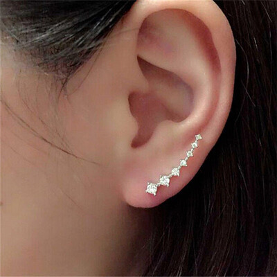 

2019 New Creative Concise Stud Earrings Gold Silver Geometry Personality Wild Simple Brincos Oorbellen Wholesale Price 24 Style