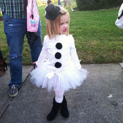 

Christmas Toddler Kids Girl Princess Snowman Tops Tulle Tutu Party Dress Outfits