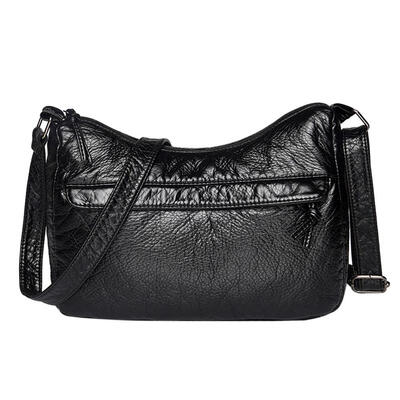 

Vintage Women Small Messenger Bags Soft PU Leather Shoulder Hobos Handbags