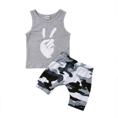 

Baby Boy Kid Newborn Cotton T-shirt TopShorts Pants Outfit Clothes Set