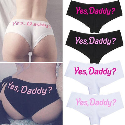 

Women Yes Daddy Underpants Seamless Lingerie Briefs Knickers Underwear Panties