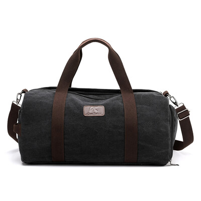 

Canvas luggage bag large capacity portable men&women short trip exercise package
