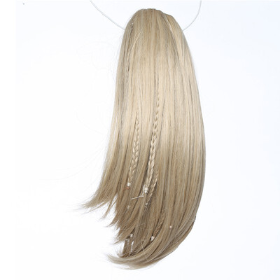

Adjustable Messy Style Ponytail Hair Extension with Jaw Claw Synthetic Hair-Piece&Braids Ponytail hair