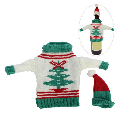 

New Christmas Wine Bottle Cover Christmas Wine Bottle Decoration