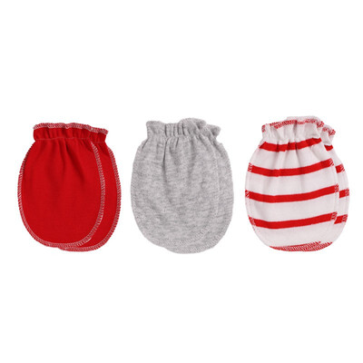 

0-6Months Baby Accessories Newborn For Babies Baby Girls Boys Cotton 34Pcslot Print Baby Gloves Mittens Baby Anti Scratching