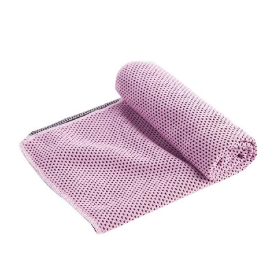 

Portable Reusable Heat Relief Instant Cooling Cold Chill Sports Cozy Towel for Running Biking Jogging Gym Gift Pink