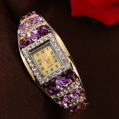 

Bracelet watch ladies flower quartz watch ladies watch