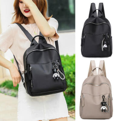

Women Backpack Casual Anti-theft PU Leather Rucksack Travel Shoulder School Bag