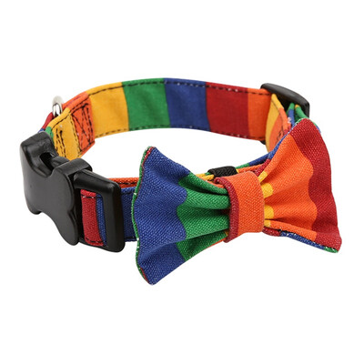 

Puppy Pet Dogs Collars Bow Tie Knot Neck Accessories Cancas Multi Color Small Pet Cat Dogs Basic Collars