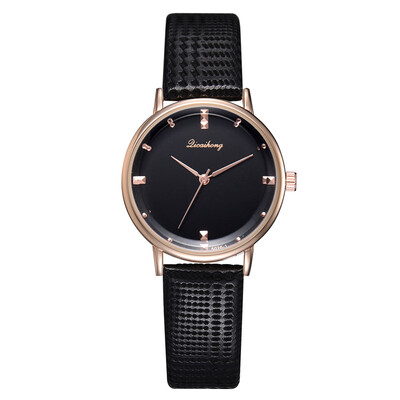 

Korean fashion trend casual personality candy color PU with quartz