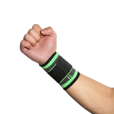

Sports Fitness Weightlifting Wrapped Wrist Guard Basketball Volleyball Pressure Breathable Bandage Wrist Guards