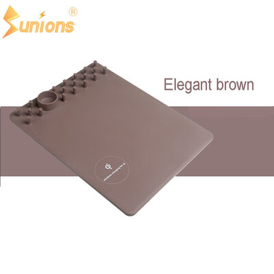 

YIZHEN Multi-purpose wireless charging mouse pad PU material 16258