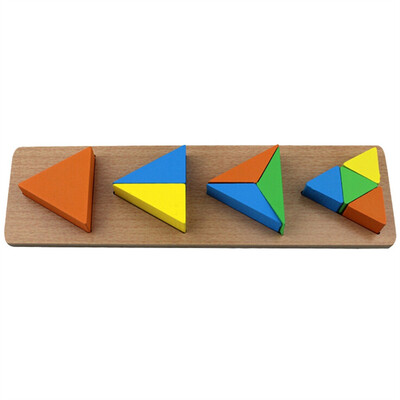 

Gotoamei Wooden Childrens Geometric Figure Puzzle Jigsaw Educational Toy For Kids